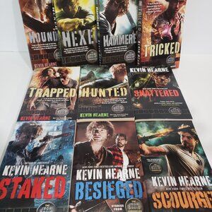 10 Novels by Kevin Hearne - Iron Druid Chronicles - Paperback Books